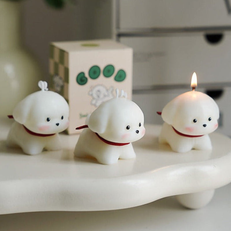 Add a touch of fun and warmth to your home, our cute pet scented candles are presented in the image of cute dogs, bringing endless joy and elegant fragrance. Each candle is carefully designed to be not only a work of art, but a fragrance companion that can enhance the ambience of any space.