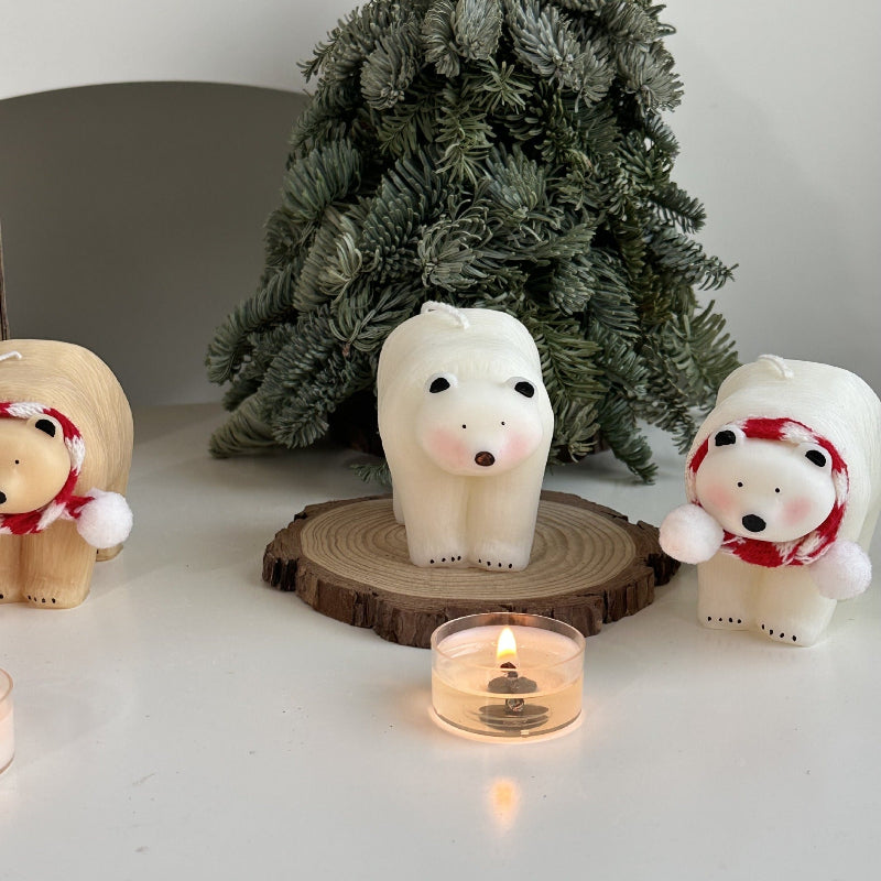 Adding nature and fun to your home, our Furry Polar Bear Hug Soy Wax Candle is presented in the innocent image of a cute polar bear, bringing full warmth and tranquility. Each candle is full of childlike interest and heart. It is not only a unique work of art, but also a happy little companion that lights up any space. Not only are you decorating your space, you are creating an atmosphere of love and happiness for you and your family. Let it become a daily surprise in your life, reminding us of all the tend