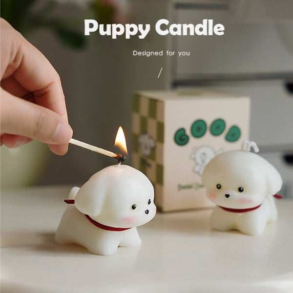 Lovely Puppy Woof Soy Wax Scented Candle