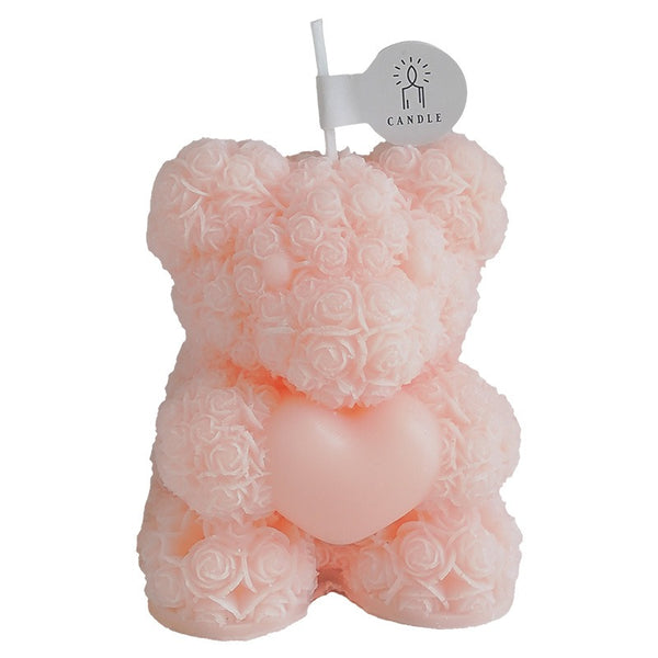 Rose Bear Hug Soy Wax Scented Candle