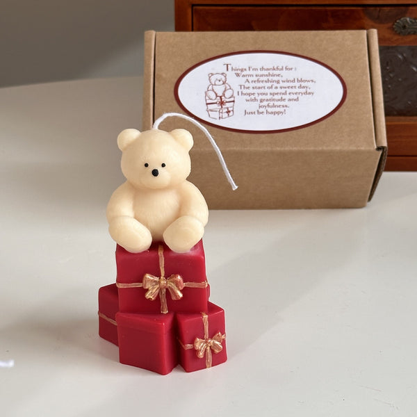 Warm Teddy Embrace Soy Wax Scented Candle