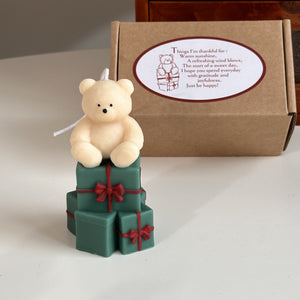 Warm Teddy Embrace Soy Wax Scented Candle